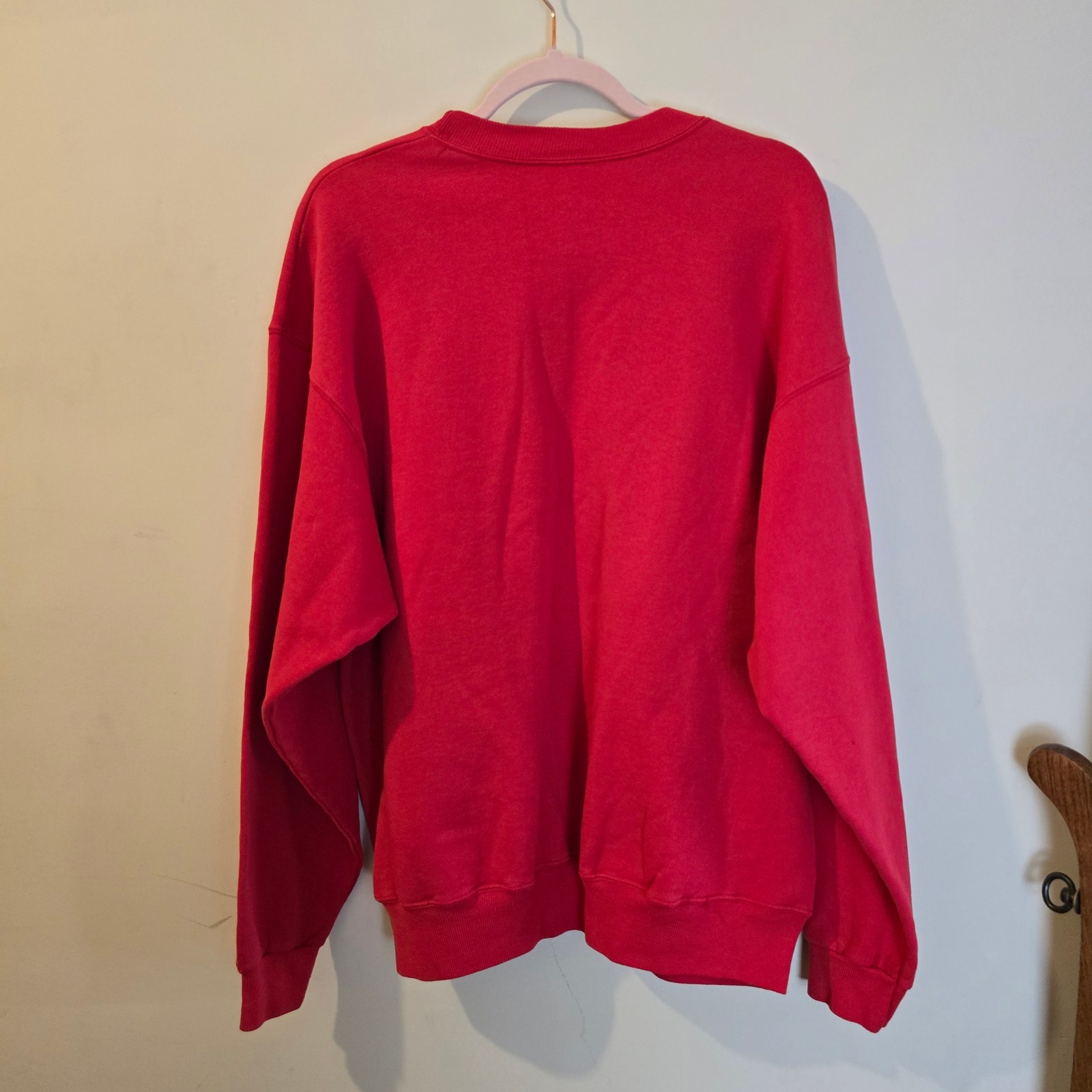 Vintage Hanes Ohio State Buckeyes Sweatshirt Red Xxl Crewneck Made In Usa 90s — image 6 of 6
